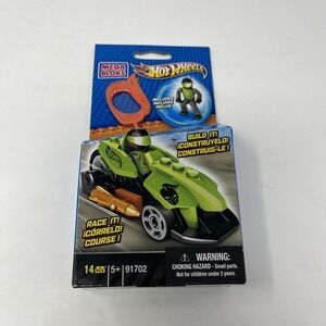 NEW SEALED 2013 Mega Bloks Hot Wheels Ripcord Launcher Speed Racer Green 91702